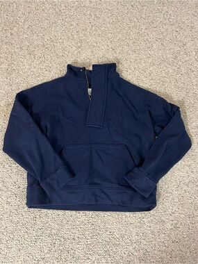 a new day Navy Half-Zip Pullover Hoodie